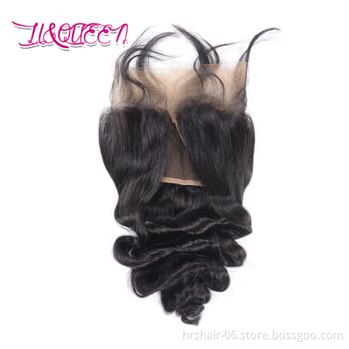 Wholesale Unprocessed Virgin Hair Vendors Loose Wave 13*4  Frontal Lace Wig For Black Women